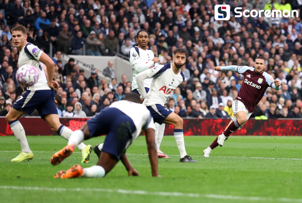 토트넘, 아스톤 빌라에 1-2 역전패... 6위로 떨어졌다